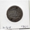Suisse 2 francs 1860 TB, KM.10a Helvetia assise