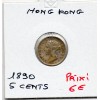 Hong Kong 5 cent 1890 TTB, KM.12 Victoria