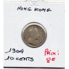 Hong Kong 10 cents 1904 TB, KM.13 Edouard VII