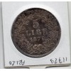 Vatican 5 lire 1870 an XXV Sup, KM.1385 Pius ou Pie IX