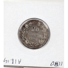 Vatican 20 Baiocchi 1835 B Bologne TTB, KM.1322 Gregoire XVI