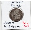Vatican 20 Baiocchi 1857 an XII TB, KM.1337a Pius ou Pie IX
