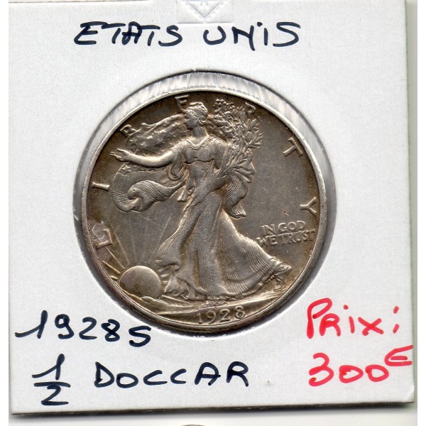 Etats Unis 1/2 Dollar 1928 S San Francisco Sup, KM.142 walking Liberty
