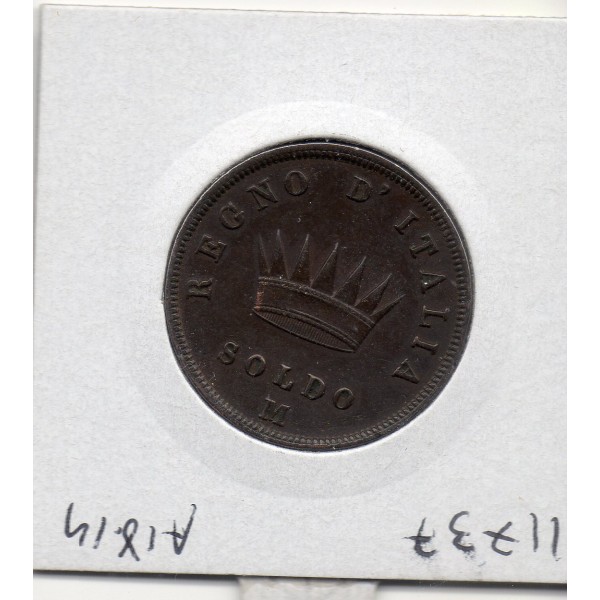 Royaume d'Italie 1 soldo 1811 M Milan Sup-, KM.C3 Napoléon 1er