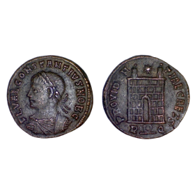 AE3 Constance II (326) Ric 290 PROVIDENTIAE CAESS Rome