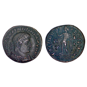 AE3 Constantin 1er (314-315), RIC.27 SOLI INVICTO COMITI Rome