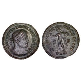 AE3 Constantin 1er (313-315), RIC.13 SOLI INVICTO COMITI Londres