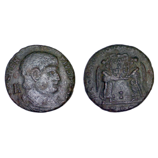 AE2 Magnence (351-352) ric 171 VICTORIAE DD NN AVG ET CAES Arles