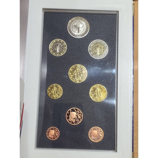 Coffret BE France 2006 pièces de monnaies Euros