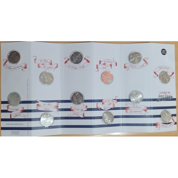 Coffret 10€ argent 2017 - La France par Jean Paul Gaultier - 24 pièces