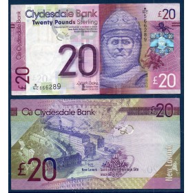 Ecosse P.229Kd, TTB Billet de 20 pounds 2015 Robert the Bruce