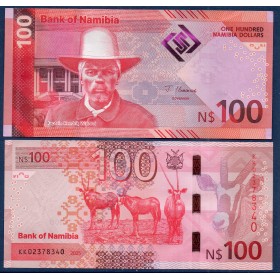 Namibie P.23a, Spl Billet de 100 Dollars 2025 Springbok