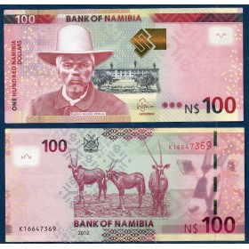 Namibie P.14a, Spl Billet de 100 Dollars 2012