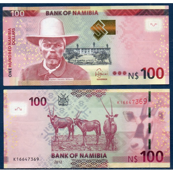 Namibie P.14a, Spl Billet de 100 Dollars 2012