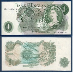 Grande Bretagne P.374g Spl, Billet de 1 livre 1970-1977