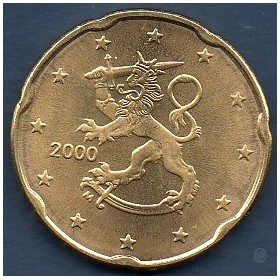 Pièce de 20 centimes d'Euro Finlande - 1er type (1999-2006)