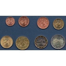Série d'Euro de Finlande - 1er type avec 1ere Carte (1999-2006)