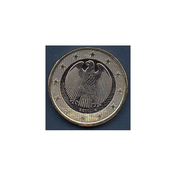 Pièce de 1 Euro Allemagne - 2ème Carte (2007 à nos jours)