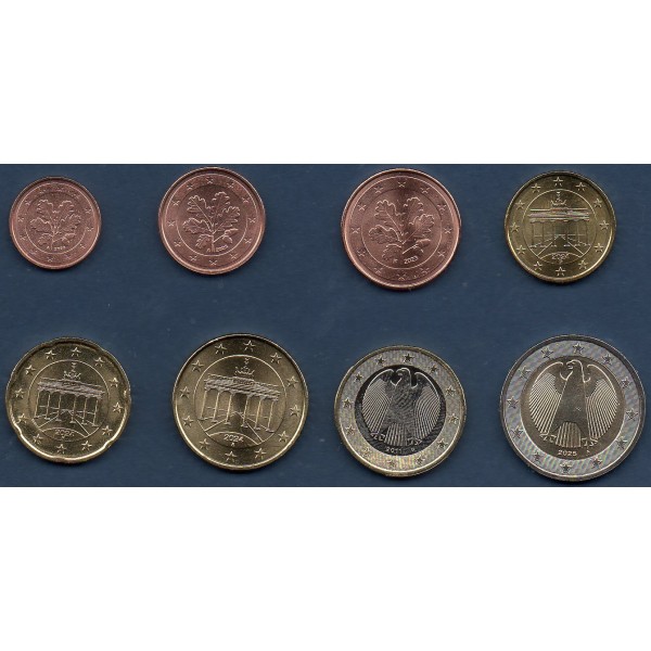Série d'Euro d'Allemagne - 2ème Carte (2007 à nos jours)
