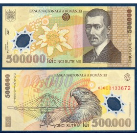 Roumanie P.115b, TTB Billet de 500000 leï 2000 Aurel Vlaicu