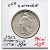 5 francs Semeuse Argent 1967 Sup