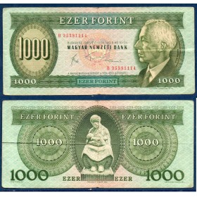 Hongrie P.173a, TB Billet de banque de 1000 Forintz 1983