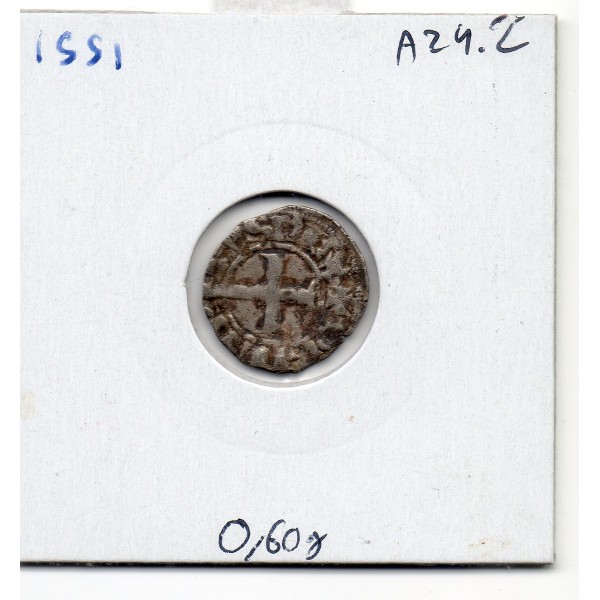 Obole bourgeoise Philippe IV (1311) TTB