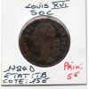 Sol 1784 D lyon Louis XVI TB