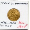 Alsace, Ville de Strasbourg, Ducat d'or (1635-1652) TTB