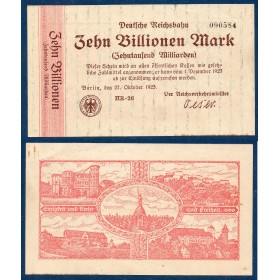 Allemagne P.S1030, Spl Billet de 500 millions Mark 1923