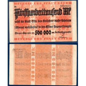 Essen Gross Notgeld 500000 mark, 3.8.1923