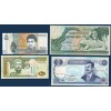 Lot de 4 Billets 1 Mongolie, 1 Irak, 2 Cambodge SPL et NEUFS