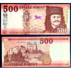 Hongrie P.202b, TTB Billet de 500 Forint 2022 Ferenc II