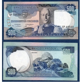 Angola P.102, Sup Billet de 500 Escudos 1972