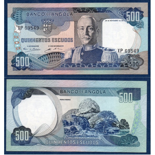 Angola P.102, Sup Billet de 500 Escudos 1972