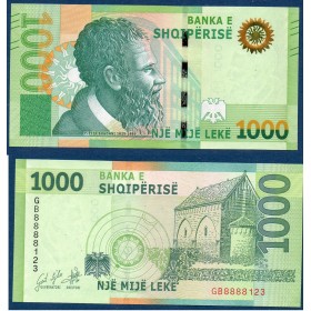 Albanie P.78a, Neuf Billet de 1000 Leke 2019 Bogdani