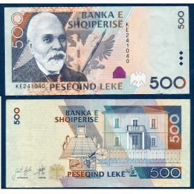 Albanie P.72b, TTB Billet de 500 Leke 2015 Qemali