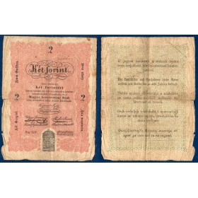Hongrie P.S112, B Billet de 2 Forint 1848 MAGYAR KERESKEDELMI BANK