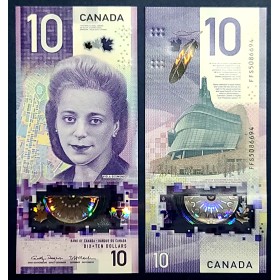 Canada P.113c, neuf Billet de 10 dollar 2018 Viola Desmond