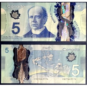Canada P.106f, TTB Billet de 5 dollar 2013 CANADARM2