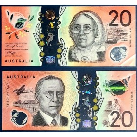 Australie P.64b, TTB Billet de 20 Dollars 2019 Mary Reibey