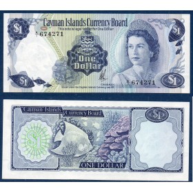 Cayman  P.1a Spl Billet de 1 dollar 1971