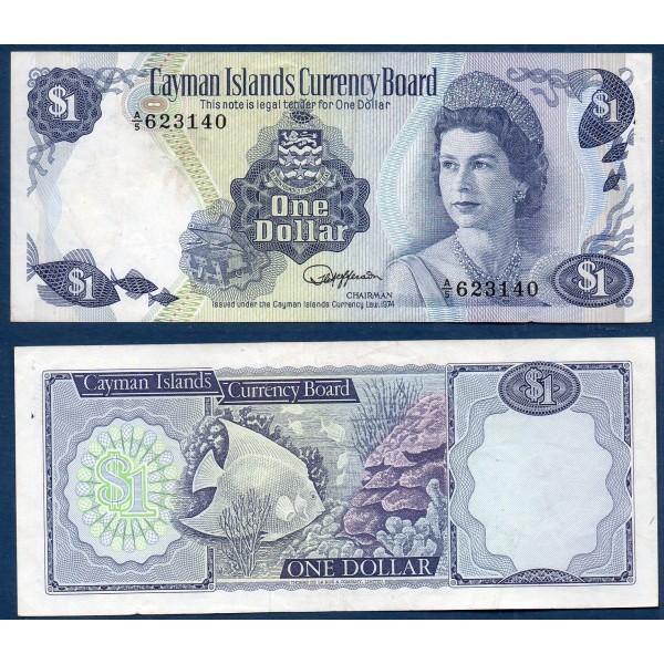 Cayman P.5d, TTB Billet de 1 dollar 1974