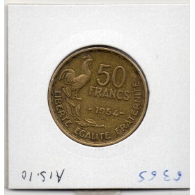 50 francs Coq Guiraud 1954 B TTB