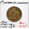 Bon pour 2 francs Commerce Industrie 1920 TB+