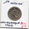 Monnaie 1 franc semeuse 1961 contremarqué MAO