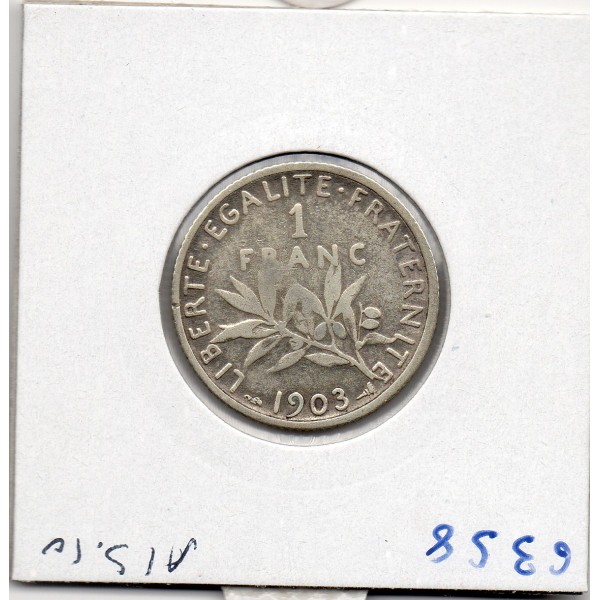 1 franc Semeuse Argent 1903 TB
