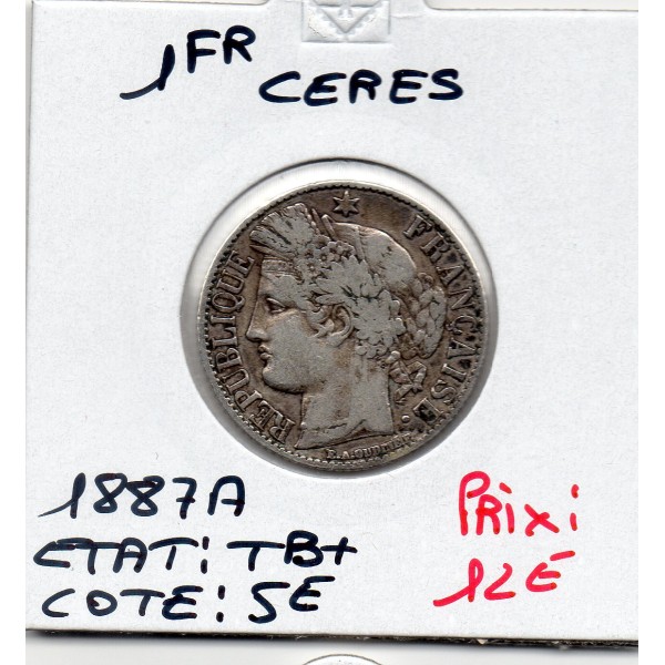 1 Franc Cérès 1887 TB+