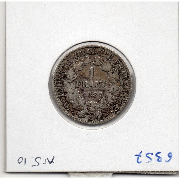 1 Franc Cérès 1887 TB+