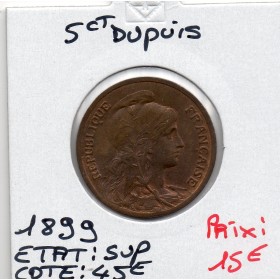 5 centimes Dupuis 1899 Sup